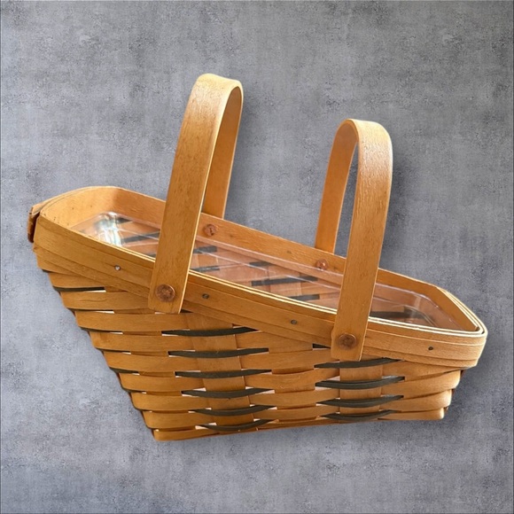 Longaberger Vintage 1997 HEARTLAND Vegetable Basket & Protector - Picture 2 of 10
